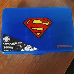 Superman vitamin storage chest